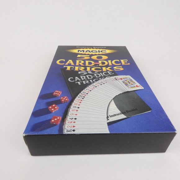 Marshall Brodien 50 Card and Dice Tricks Vintage 1990s New Factory Sealed RARE - Picture 2 of 7